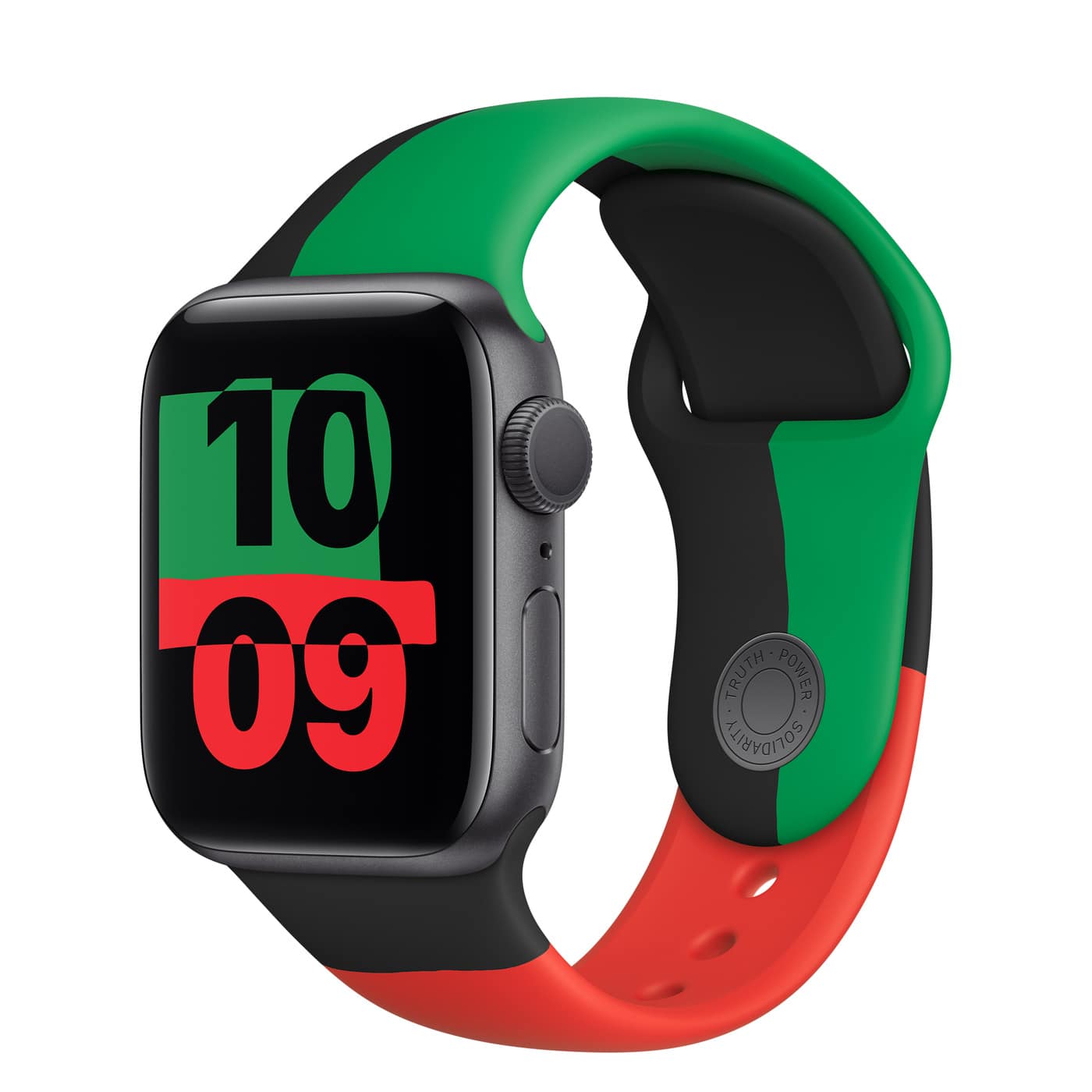 Apple Watch Series 6, Black Unity Case de aluminio con Sport Band(Limited  Edition) » WAOOWS